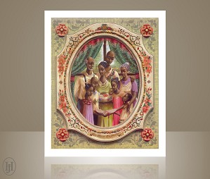 John Holyfield-Family Lithograph