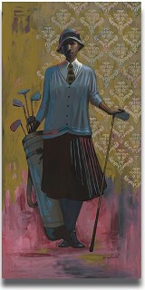 John Holyfield-Vintage Golfer (Female)