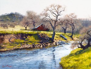 June Carey-Early Spring at Stony Creek