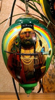 Thomas Blackshear Neqwa-Indian Paint Brush Neqwa Ornament