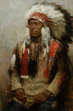 Z.S.  Liang-Lakota Warrior SMALLWORK EDITION ON