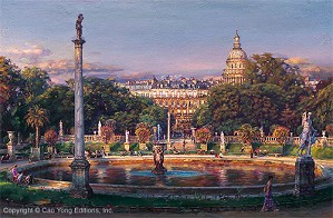 Cao Yong-The Luxembourg Garden II La Fountaine