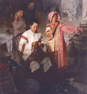 Mian Situ-The Calico Dress Family Laundry 1906