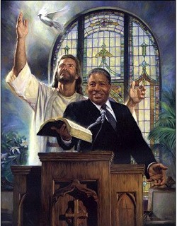 Nathan Greene-Preaching The Word Canvas Giclee
