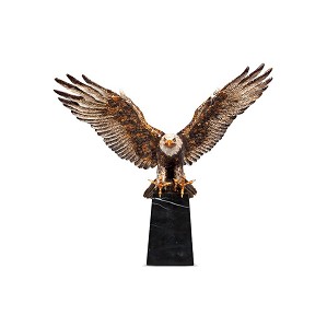 Jay Strongwater-Washington Grand Eagle Figurine - Natural
