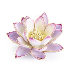 Jay Strongwater-Kamal Lotus Table Figurine