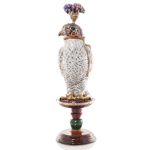 Jay Strongwater-Hooded Falcon Figurine