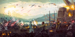 Lucas Films Star Wars Art