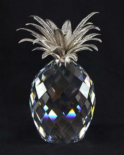 Swarovski Crystal-Giant Pineapple Silver