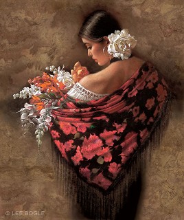 Lee Bogle-Summer Fragrance II Artist Proof Hand Enhanced