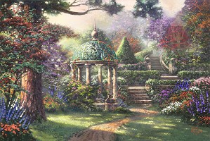 Thomas Kinkade-Gazebo of Prayer