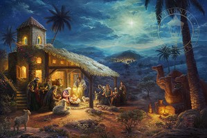 Thomas Kinkade-The Nativity