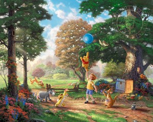 Thomas Kinkade Disney-Winnie The Pooh II