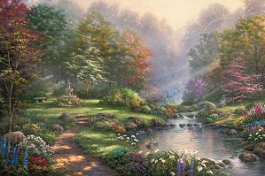 Thomas Kinkade-Reflections Of Faith