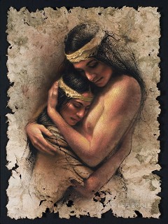 Lee Bogle-The Embrace Artist Proof Hand Enhanced