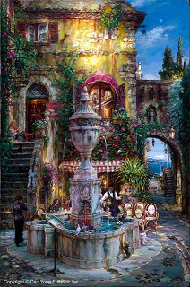 Cao Yong-Twilight By The Fountain
