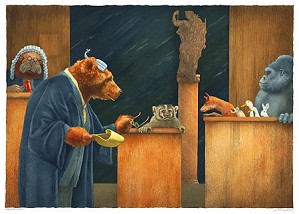 Will Bullas-Badgering The Witness... Limited Edition Canvas