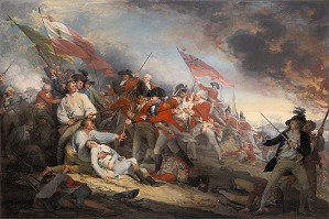 John Trumbull-The Battle of BunkerÂ´s Hill, June 17, 1775