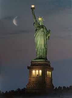 Rod Chase-A Beacon Of Hope By Rod Chase Giclee On Canvas  Signed & Numbered
