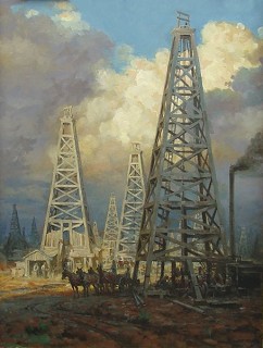 Andy Thomas-Black Gold By Andy Thomas Giclee On Canvas  Signed & Numbered