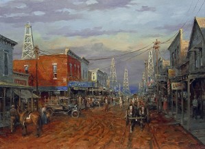 Andy Thomas-Boom Town By Andy Thomas Print  Artist Proof