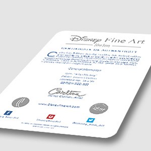 Disney Silver Series Limited And Certifeid Disney Art