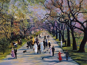 Sally Caldwell Fisher-Spring In The Public Garden