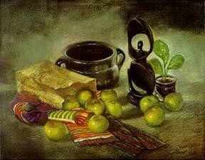 Brenda Joysmith-Still Life With Kinte Cloth