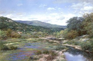 Larry Dyke-Lazy Afternoon By Larry Dyke Giclee On Canvas  Signed & Numbered