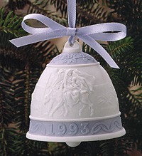 Lladro-Christmas Bell 1993