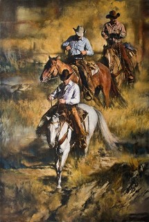 Chris  Owen-Rough Country By Chris Owen Giclee On Canvas  Artist Proof