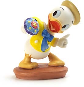 WDCC Disney Classics-Mr Duck Steps Out Louie Tag Along Trouble