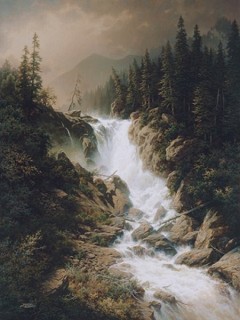Larry Dyke-Wilderness Thunder By Larry Dyke Giclee On Canvas  Signed & Numbered