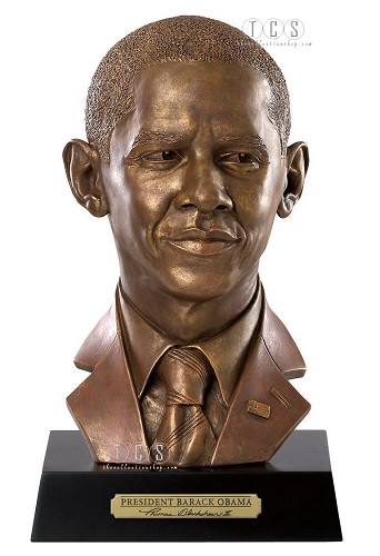 Ebony Visions_President Barack Obama Bust Presidential Edition