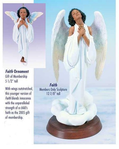 Ebony Visions_Faith - Blackshear Circle 2005 Membership Figurine And Kit