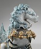 Guardian Lioness - Blue by Lladro