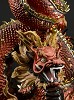 Protective Dragon - Golden Luster and Red