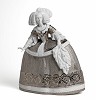 La Menina Sculpture Silver Lustre