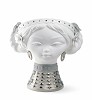 BYZANTINE HEAD (SILVER AND WHITE) 