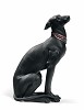 Attentive Greyhound (Black)
