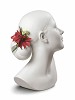 Lily with Flowers Woman Bust
