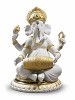 Mridangam Ganesha. Golden Lustre