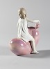 My Seesaw Balloon Girl Pink by Lladro