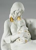 Feels Like Heaven Mother White & Gold by Lladro