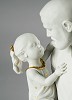 In Daddy's Arms White & Gold by Lladro