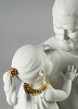 In Daddy's Arms White & Gold by Lladro