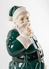 Santa Is Here - Green by Lladro
