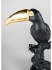 Toucan - black-gold by Lladro