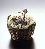 Small Brown Flower Basket