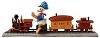 Out of Scale Donald Duck on Train Backyard Whistle Stop